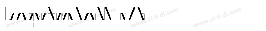 TsangerXuanSanM w05字体转换
